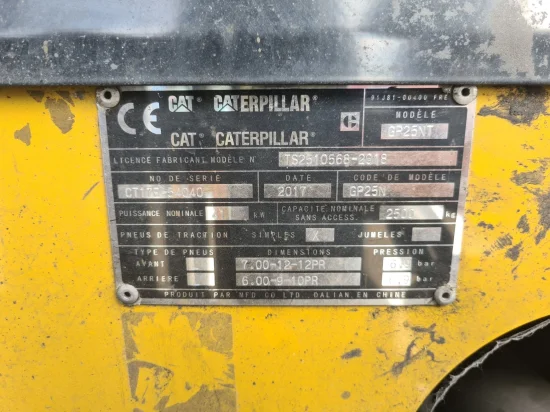 περονοφόρο ανυψωτικό υγραερίου CATERPILLAR