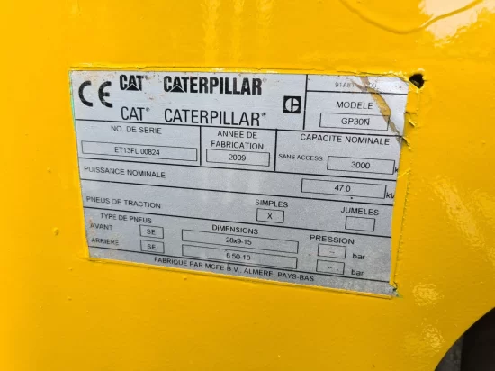 περονοφόρο ανυψωτικό υγραερίου CATERPILLAR