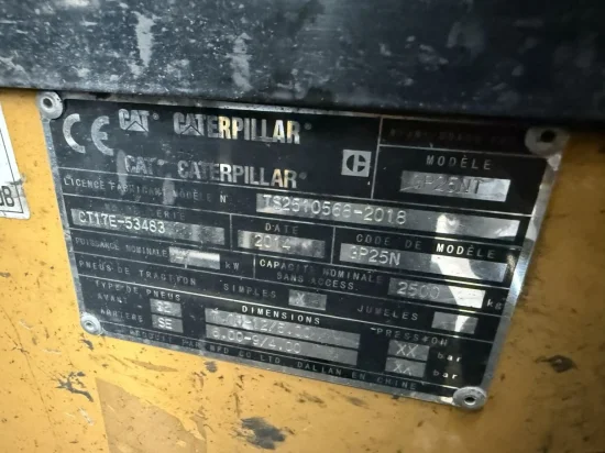 περονοφόρο ανυψωτικό υγραερίου CATERPILLAR
