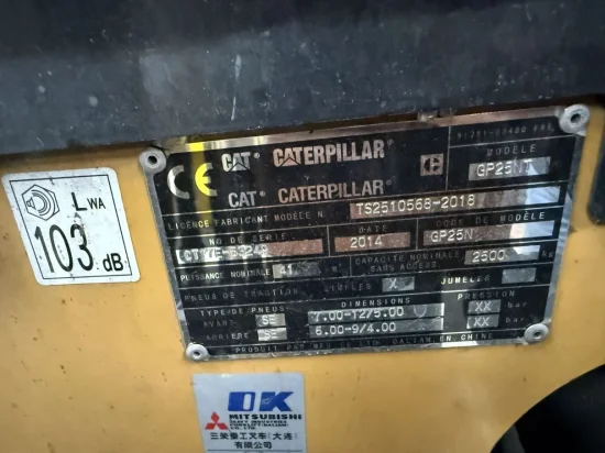 περονοφόρο ανυψωτικό υγραερίου CATERPILLAR