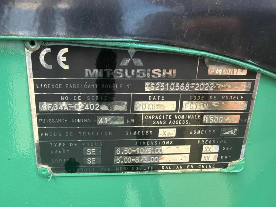 περονοφόρο ανυψωτικό υγραερίου MITSUBISHI