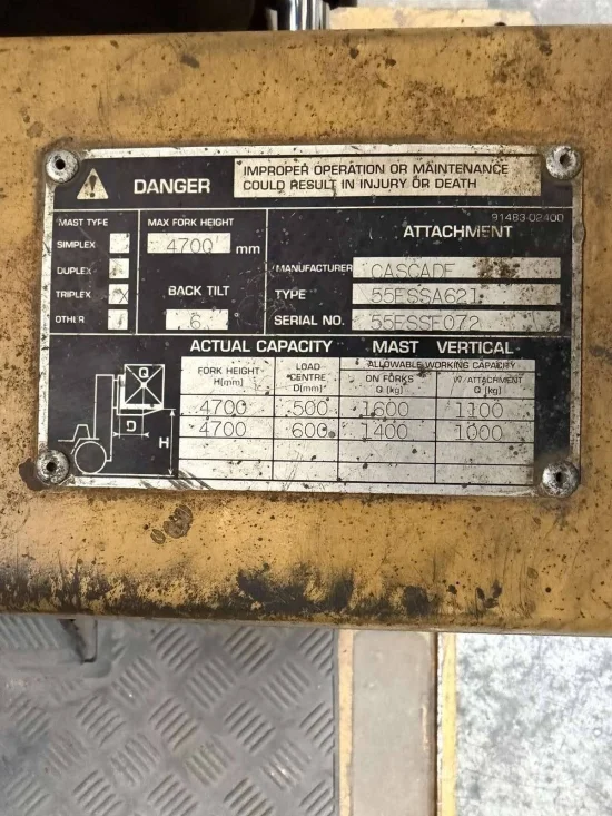 περονοφόρο ανυψωτικό υγραερίου CATERPILLAR