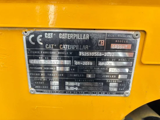 περονοφόρο ανυψωτικό υγραερίου CATERPILLAR