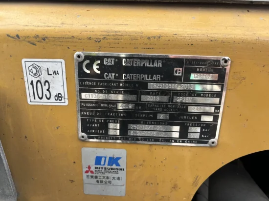 περονοφόρο ανυψωτικό υγραερίου CATERPILLAR