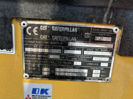 περονοφόρο ανυψωτικό υγραερίου CATERPILLAR