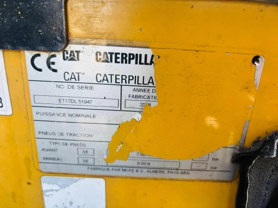 περονοφόρο ανυψωτικό υγραερίου CATERPILLAR