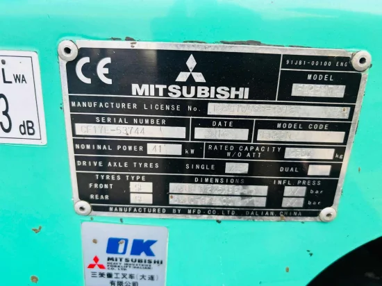 περονοφόρο ανυψωτικό υγραερίου MITSUBISHI