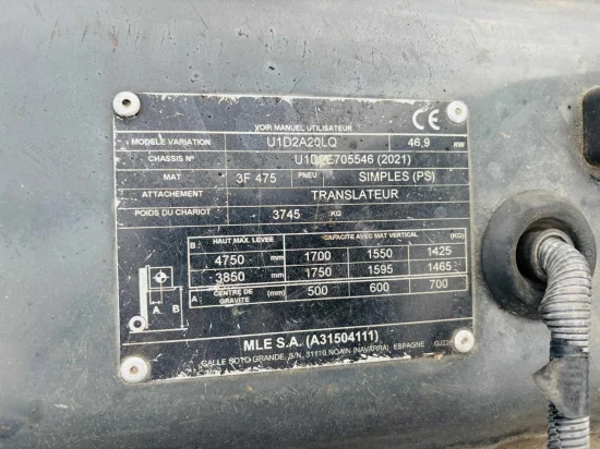περονοφόρο ανυψωτικό υγραερίου NISSAN/UNICARRIERS