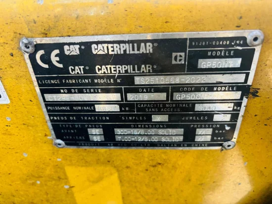 περονοφόρο ανυψωτικό υγραερίου CATERPILLAR