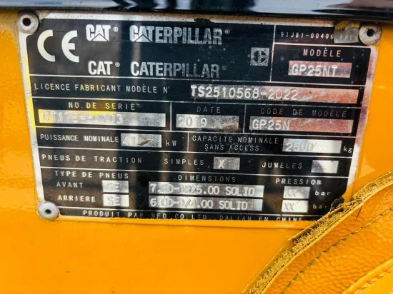 περονοφόρο ανυψωτικό υγραερίου CATERPILLAR