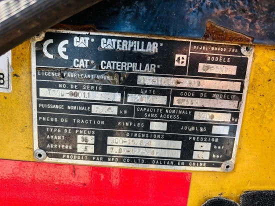 περονοφόρο ανυψωτικό υγραερίου CATERPILLAR