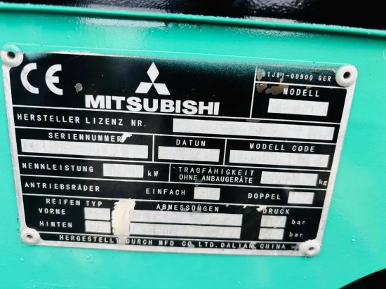 περονοφόρο ανυψωτικό υγραερίου MITSUBISHI