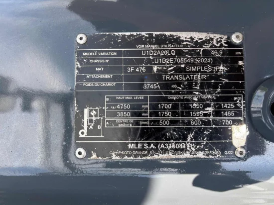 περονοφόρο ανυψωτικό υγραερίου NISSAN/UNICARRIERS
